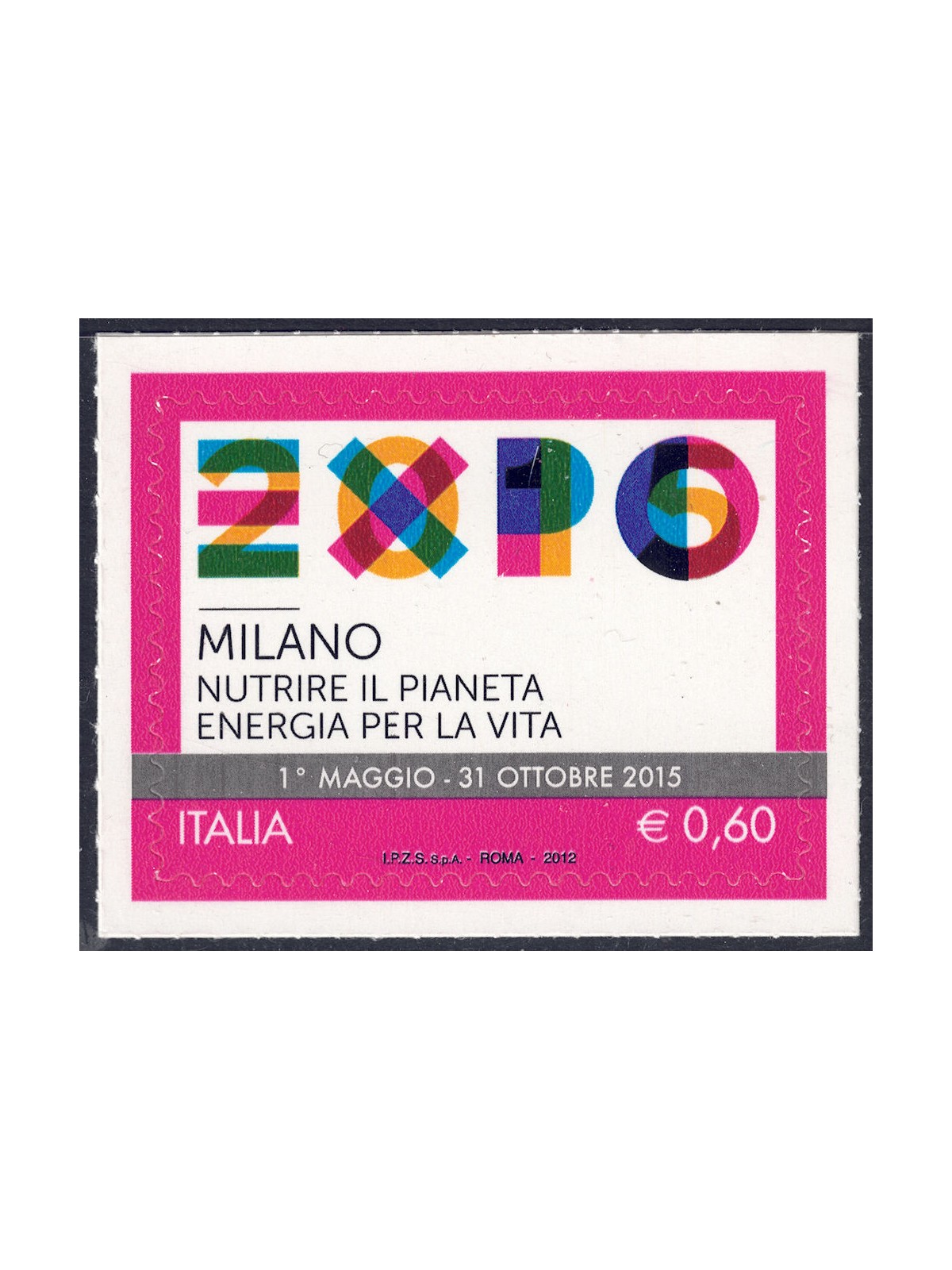 ITALY 2012 Expo Milan 2015 MNH**