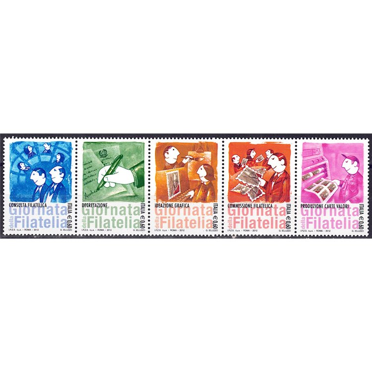 ITALY 2012 Philately Day 5v MNH**