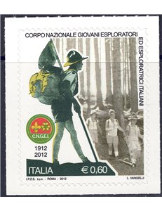 ITALIA 2012 Giovani Esploratori MNH**