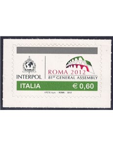 ITALIA 2012 Interpol MNH**