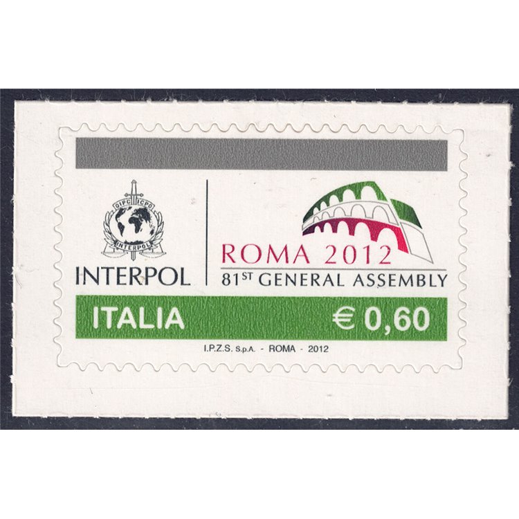ITALY 2012 Interpol MNH**