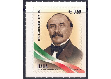ITALIA 2012 Luigi Carlo Farini MNH**