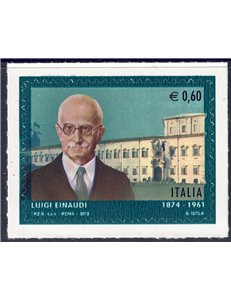 ITALY 2012 Luigi Einaudi MNH**