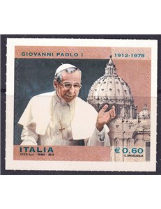 ITALIA 2012 Papa Giovanni Paolo I MNH**