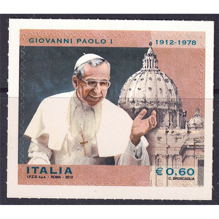 ITALY 2012 Pope John Paul I MNH**