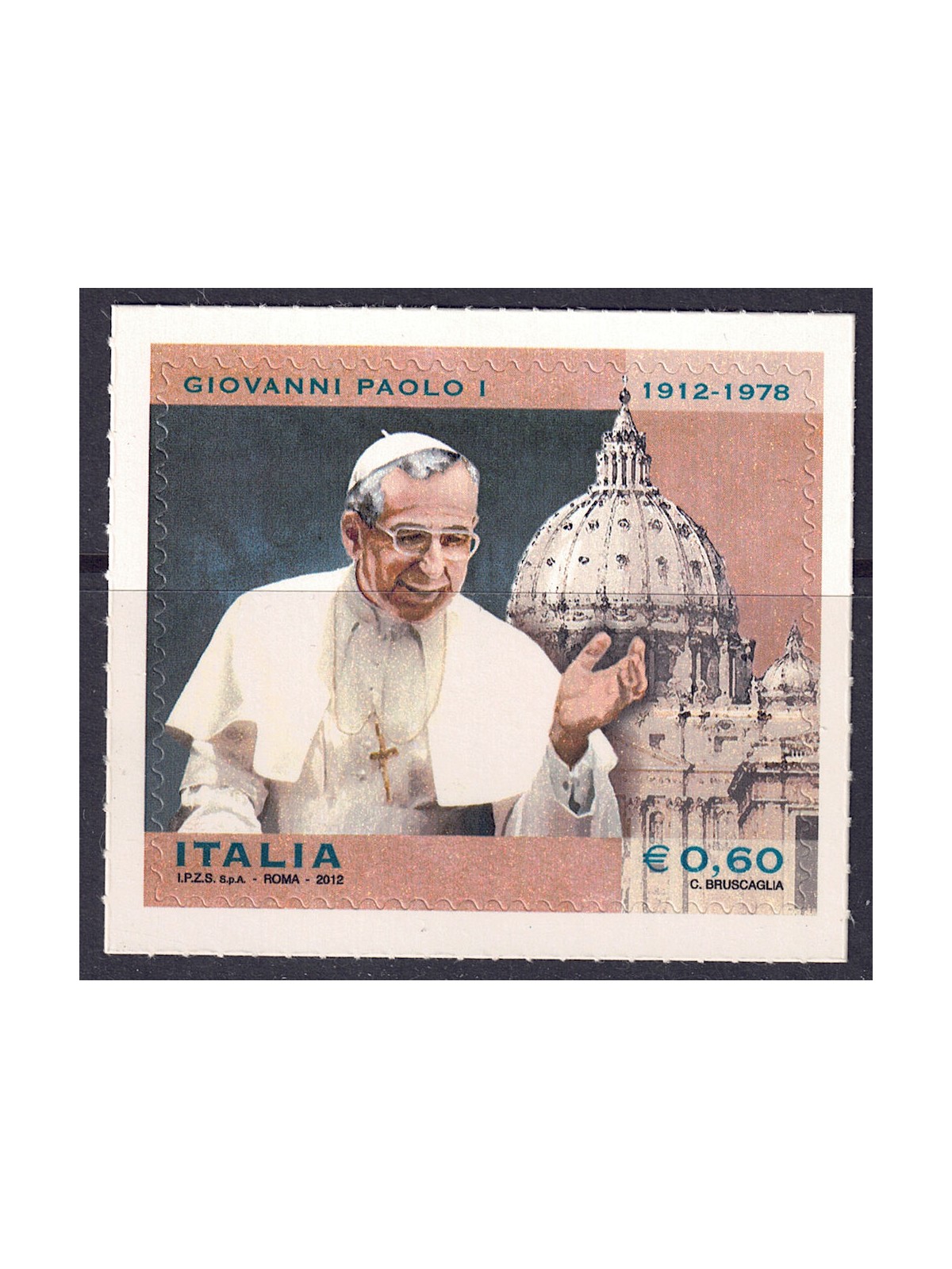 ITALY 2012 Pope John Paul I MNH**