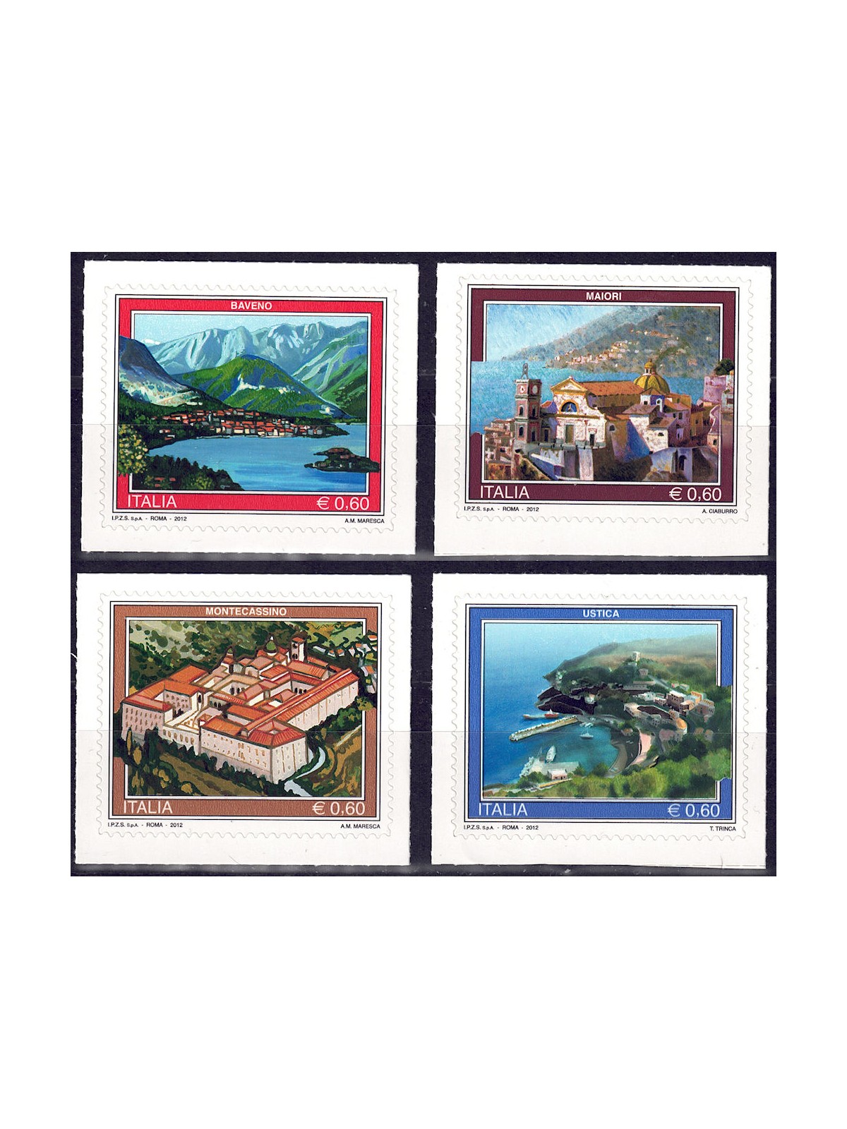 ITALIA 2012 Turismo 4v MNH**