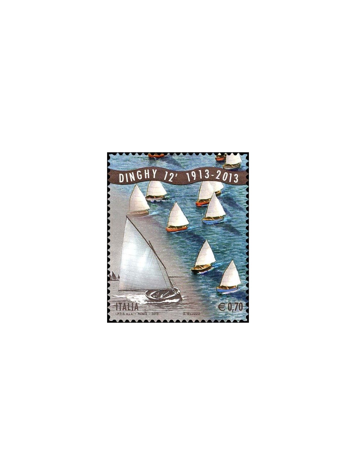 ITALIA 2013 Barca a vela Dinghy MNH**