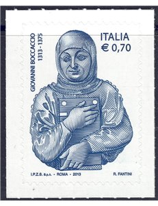 ITALY 2013 Giovanni Boccaccio MNH**