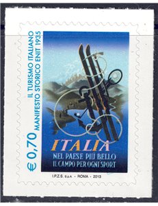 ITALIA 2013 Manifesto storico ENIT MNH**