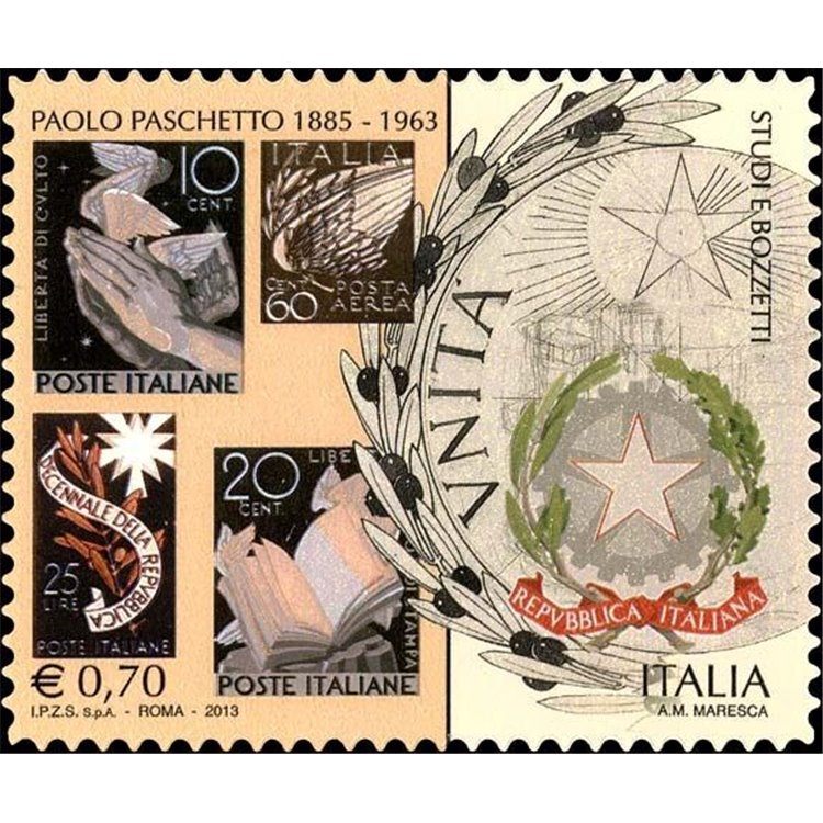 ITALY 2013 Paolo Paschetto MNH**