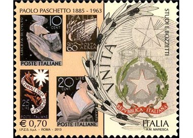 ITALIA 2013 Paolo Paschetto MNH**