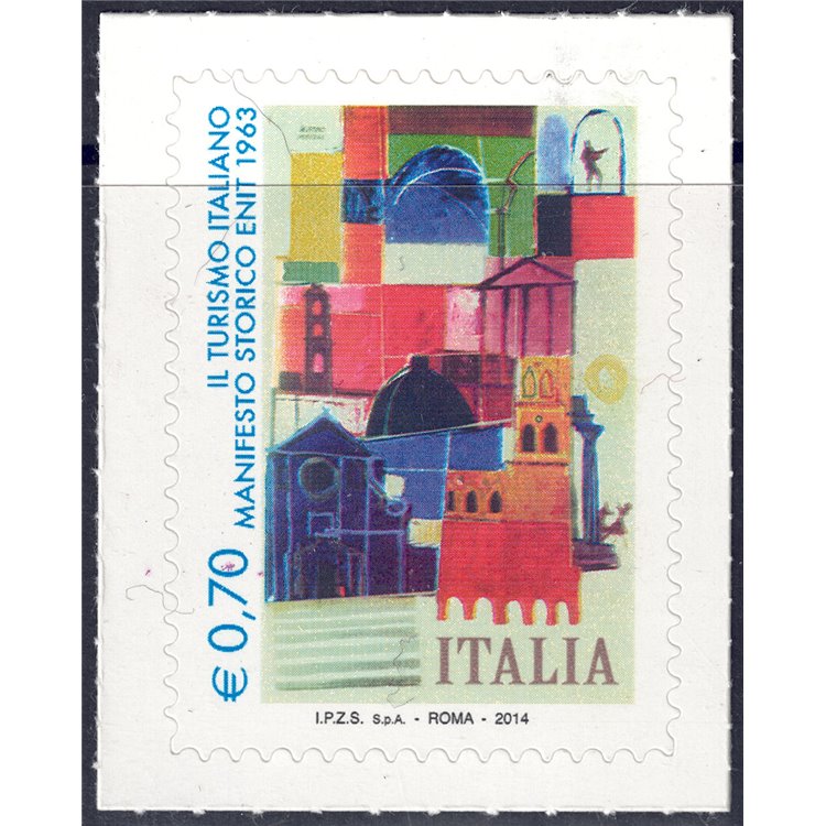 ITALIA 2014 Manifesto storico ENIT MNH**