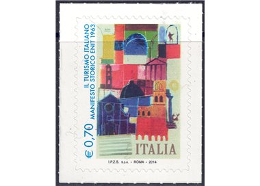 ITALIA 2014 Manifesto storico ENIT MNH**