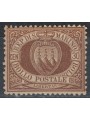 SAN MARINO 1877-90 30c bruno MH* © (Lusso)