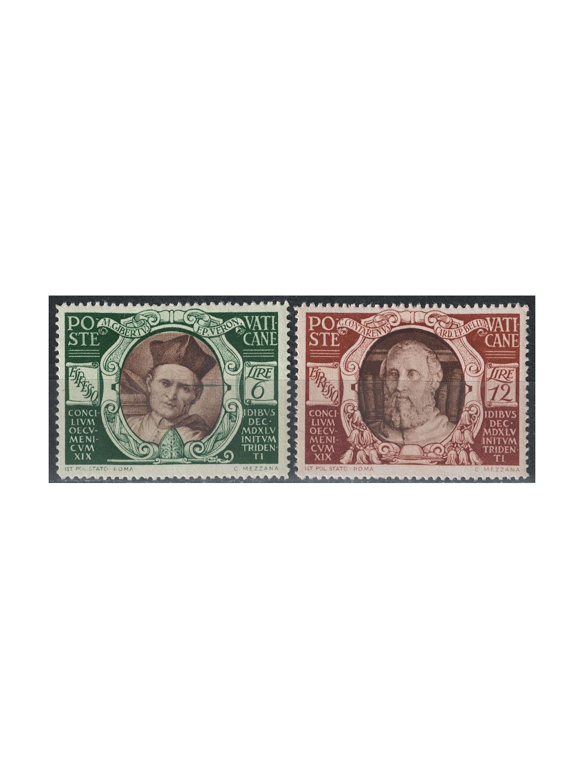 VATICAN 1946 Council of Trent, expressed 2v MH*