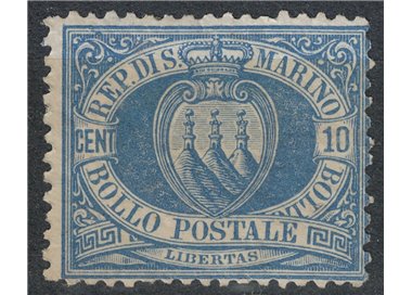 SAN MARINO 1877-90 10c overseas MNH**