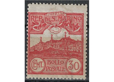 SAN MARINO 1903 30c carmine brown MNH**