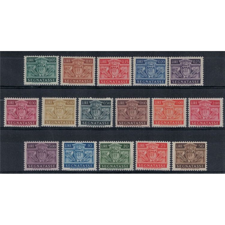 SAN MARINO 1945 Postage Due 16v MH*