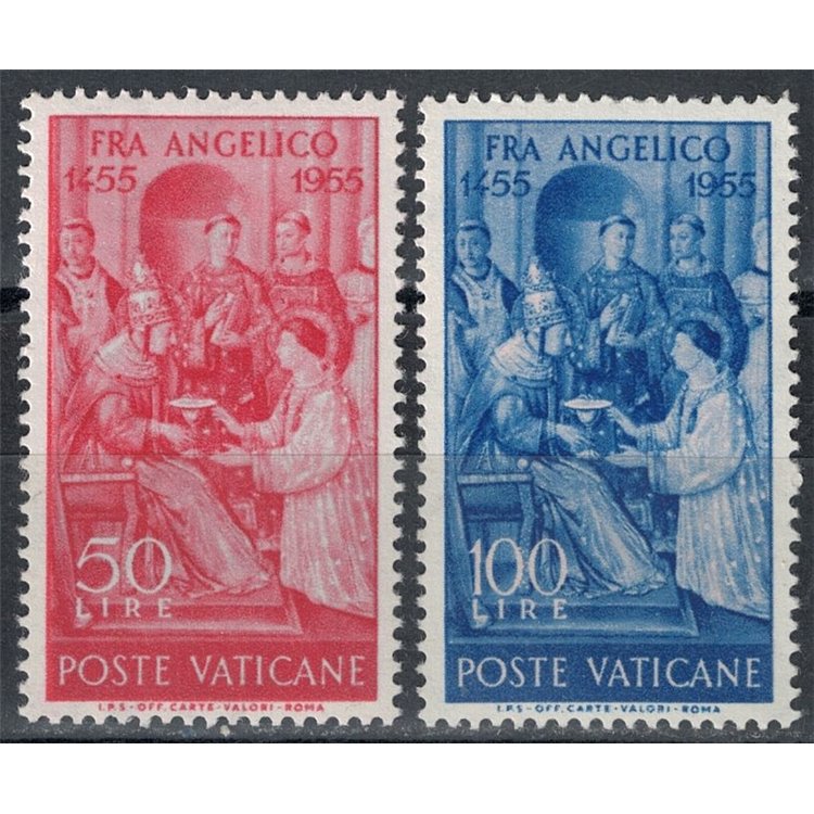 VATICAN 1955 Beato Angelico 2v MNH**