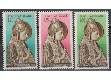 VATICAN 1955 Pope Nicholas V 3v MNH**