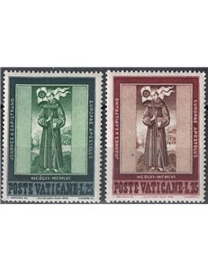 VATICAN 1956 St. John of Capistrano 2v MNH**