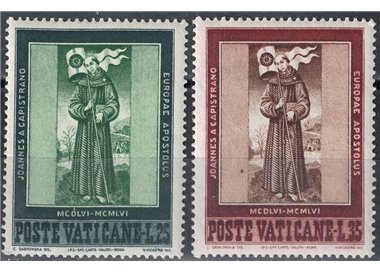 VATICAN 1956 St. John of Capistrano 2v MNH**