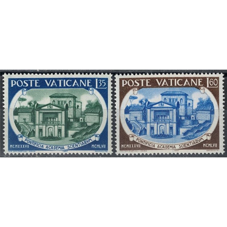 VATICAN 1957 Pontifical Academy Scientiarum 2v MNH**