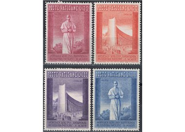VATICAN 1958 Universal Exhibition of Brussels 4v MNH**
