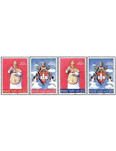 VATICANO 1959 Incoronazione di Giovanni XXIII 4v MNH**