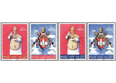 VATICAN 1959 Coronation of John XXIII 4v MNH**
