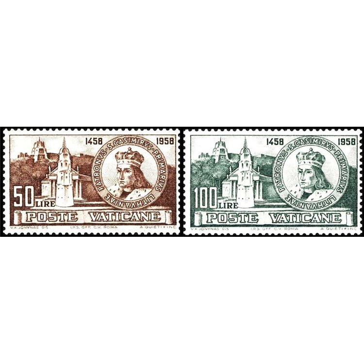 VATICAN 1959 San Casimir 2v MNH**