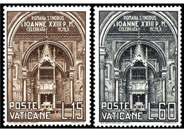 VATICANO 1960 Sinodo Diocesano 2v MNH**