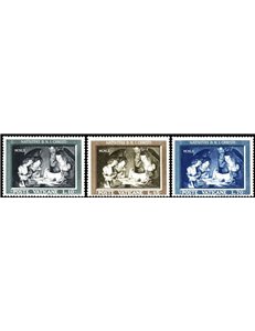 VATICANO 1960 Natale 3v MNH**