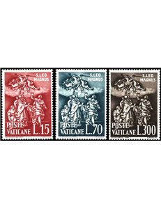 VATICAN 1961 San Leone Magno 3v MNH**