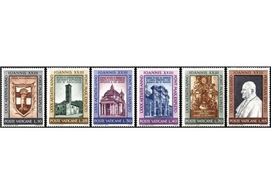 VATICAN 1961 Birthday of John XXIII 6v MNH**
