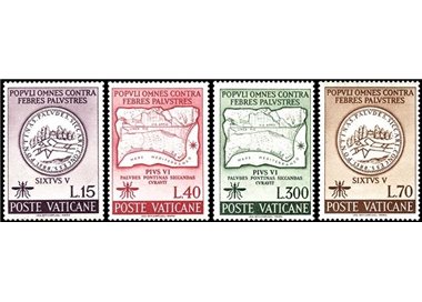 VATICANO 1962 Lotta contro la malaria 4v MNH**