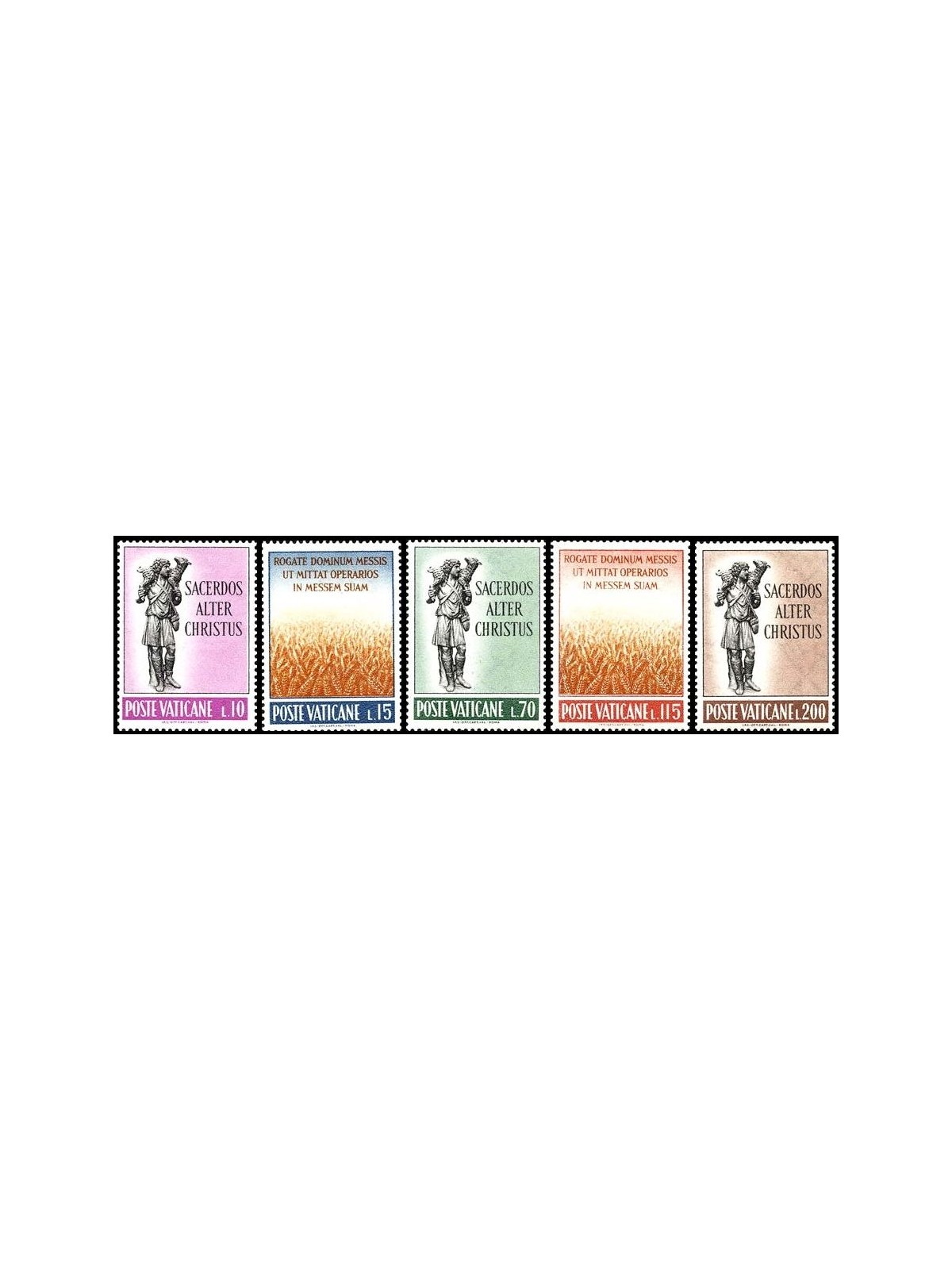 VATICAN 1962 Priestly Vocations 5v MNH**