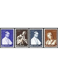 VATICAN 1964 New York Universal Exhibition 4v MNH**