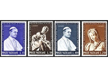 VATICAN 1964 New York Universal Exhibition 4v MNH**