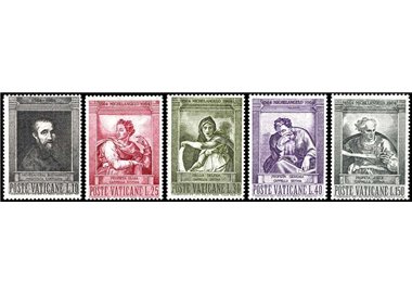 VATICAN 1964 Michelangelo Buonarroti 5v MNH**