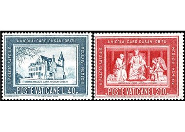 VATICAN 1964 Cardinal Cusano 2v MNH**