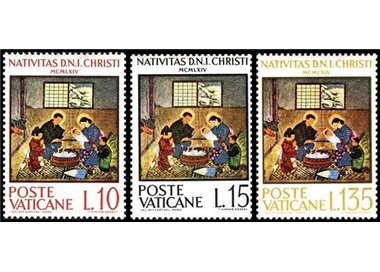 VATICANO 1964 Natale 3v MNH**