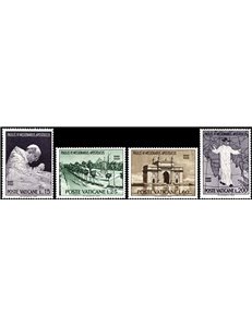 VATICANO 1964 Viaggi di Paolo VI in India 4v MNH**