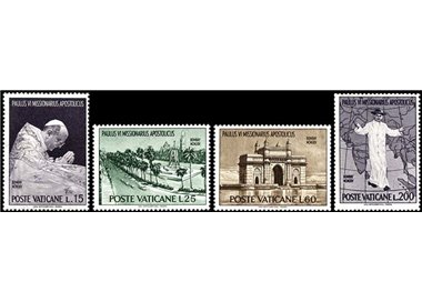 VATICAN 1964 Travels of Paul VI to India 4v MNH**