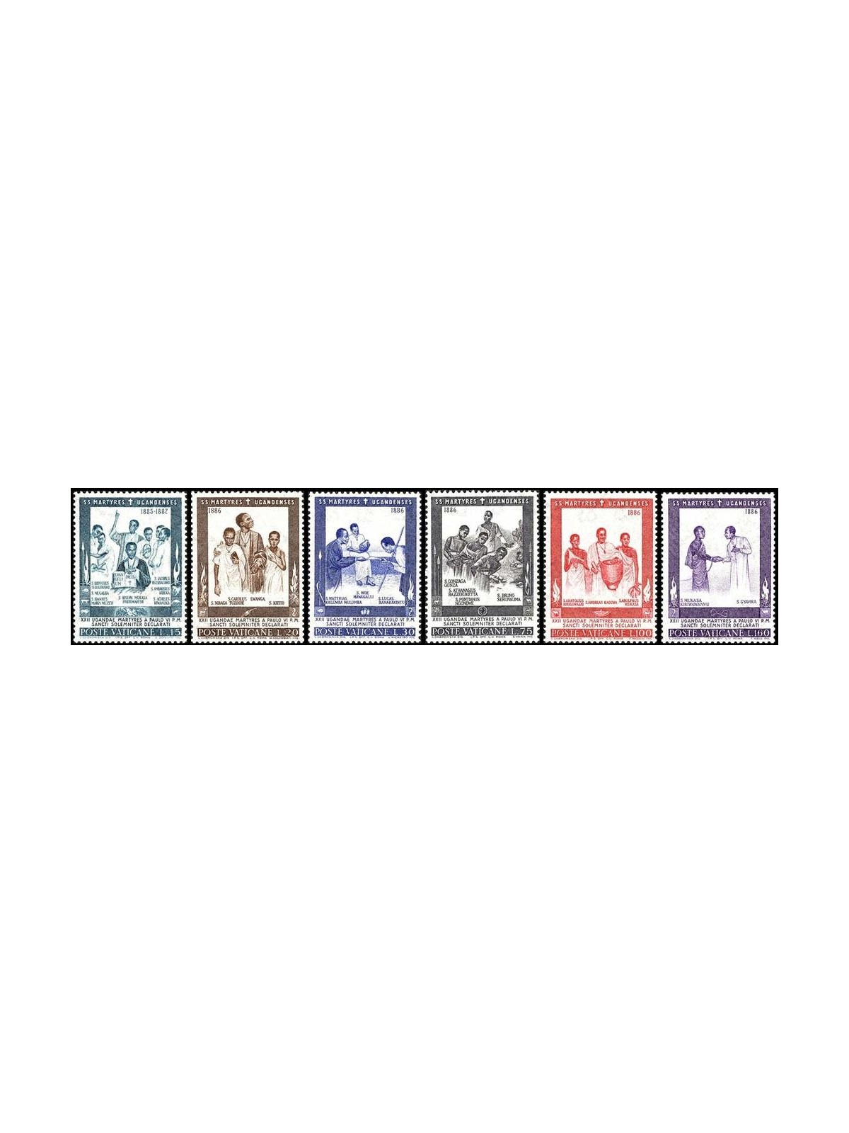 VATICANO 1965 Santificazione 6v MNH**