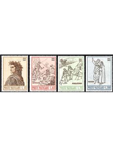 VATICANO 1965 Dante Alighieri 4v MNH**