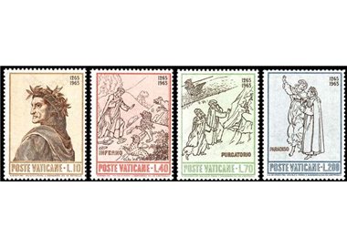VATICANO 1965 Dante Alighieri 4v MNH**