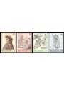 VATICANO 1965 Dante Alighieri 4v MNH**