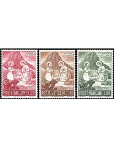 VATICANO 1965 Natale 3v MNH**